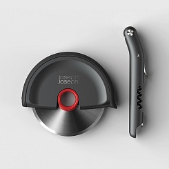 Набор подарочный из ножа для пиццы и штопора сомелье - фото 4