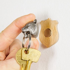 Держатель для ключей "Голова тигра" - фото 3