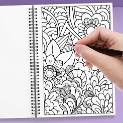 Антистресс-раскраска «Зентанглы» - фото 4