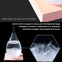 Предсказатель погоды Tempo Drop Lite Штормгласс - фото 4