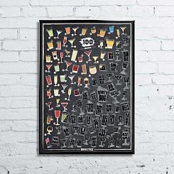 Скретч-постер "101 идея для коктейля" - фото 3