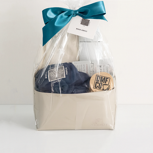 Велком-бокс Стильная корзинка- изображение 1 Велком-бокс Стильная корзинка- фото 1