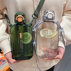 Бутылка для воды с ремнем Sporty - фото 4