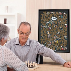 Скретч-постер "101 вещь, которую нужно сделать на пенсии" - фото 3