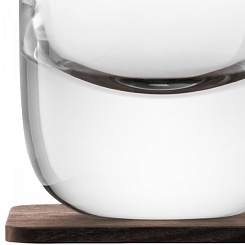 Набор стаканов для виски с деревянными подставками - фото 3