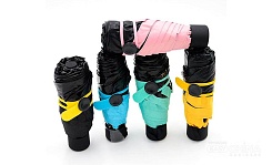 Складной двухцветный зонт  - фото 6