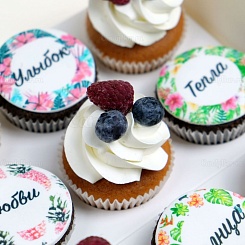 Набор капкейков "С пожеланиями" - изображение 2 Набор капкейков "С пожеланиями" - фото 2