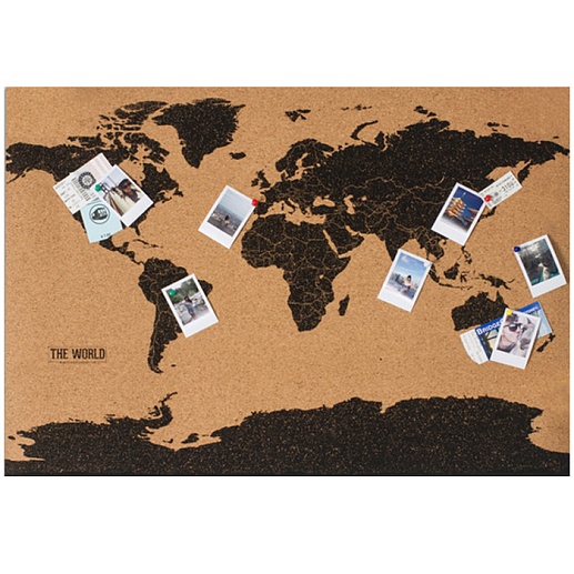 Пробковая карта для путешественников- фото 1