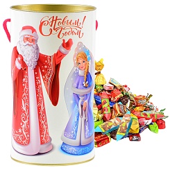 Новогодние тубусы с конфетами - фото 7