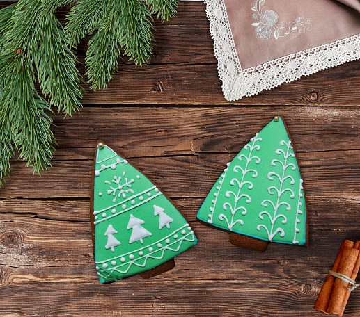 Набор пряников "Елочки"- фото 1