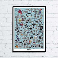 Скретч-постер 101 идея для семейного отдыха - фото 4