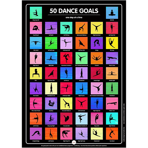Плакат 50 танцевальных вызовов- фото 1