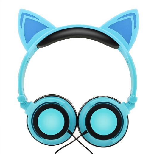 Наушники светодиодные - кошачьи уши CAT EARS- фото 1