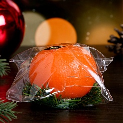 Набор новогодних свечей Мандарины - фото 4