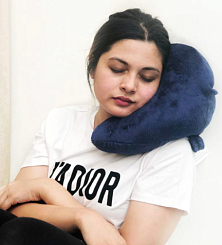 Подушка для путешествий J-образная - фото 3