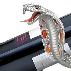 Подставка для бутылки в виде змеи - фото 3