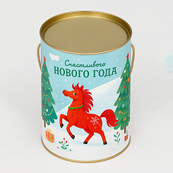 Новогодняя упаковка-тубус для подарков - фото 2