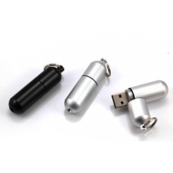 Металлическая флешка "Цилиндр" - фото 2