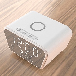 Часы IQ Clock с беспроводным зарядным устройством - изображение 4 Часы IQ Clock с беспроводным зарядным устройством - фото 4