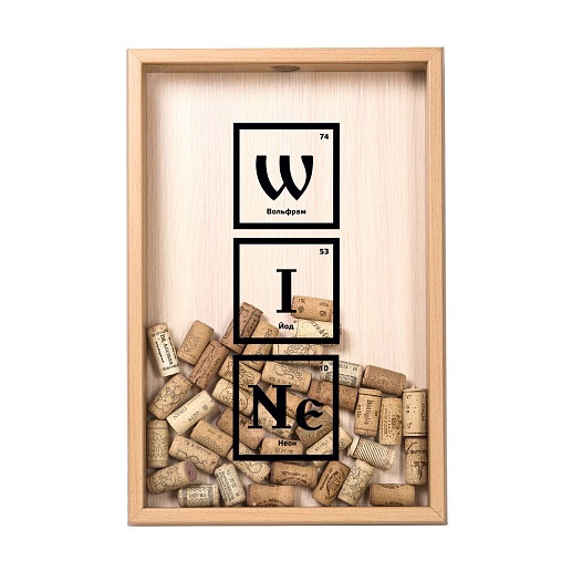 Копилка для винных пробок "Элементы"- изображение 1 Копилка для винных пробок "Элементы"- фото 1