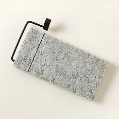 Каменная доска для сыра с охлаждающим эффектом и струной для нарезки - фото 4