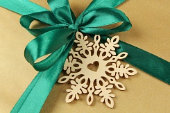 Набор снежинок из дерева Snowflakes - фото 4