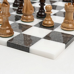 Комплект шахмат TABIA с матовой доской - фото 4