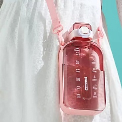 Бутылка для воды с ремнем Sporty - фото 3