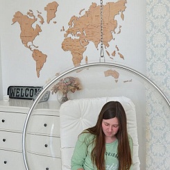 Wood Map - деревянная карта мира - фото 3