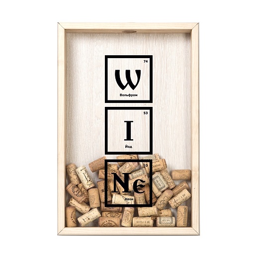 Копилка для винных пробок "Элементы"- изображение 1 Копилка для винных пробок "Элементы"- фото 1