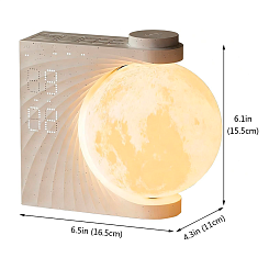 Умный будильник «Рассвет и луна» с подсветкой - фото 6