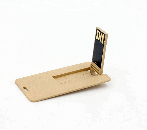 Флешка-карточка из переработанной бумаги- фото 1