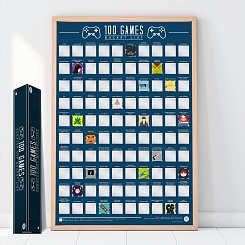 Скретч-постер "100 компьютерных игр" - фото 3