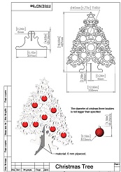 Новогодняя елка из дерева - фото 3