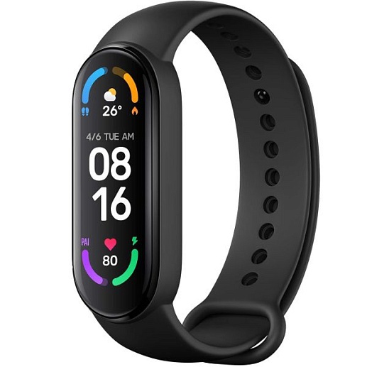 Фитнес браслет Mi Smart Band 6, черный- изображение 1 Фитнес браслет Mi Smart Band 6, черный- фото 1