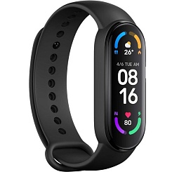 Фитнес браслет Mi Smart Band 6, черный - изображение 3 Фитнес браслет Mi Smart Band 6, черный - фото 3