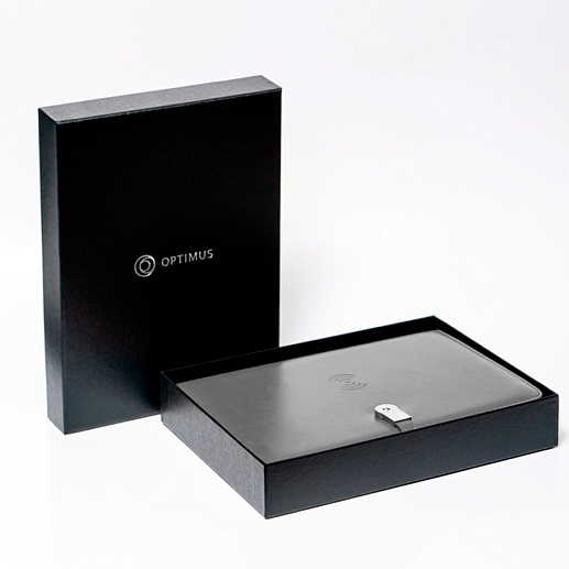 Ежедневник со встроенной зарядкой и флешкой 32 ГБ Оптимус- фото 1