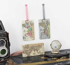 Багажная бирка "Карта мира" - фото 16