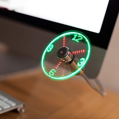 USB-вентилятор со светодиодными часами - изображение 6 USB-вентилятор со светодиодными часами - фото 6