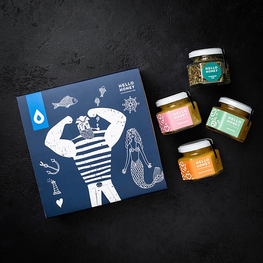 Медовый набор "Морской бой"- изображение 1 Медовый набор "Морской бой"- фото 1