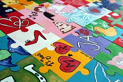 Деревянный пазл Colorful Heart - фото 4