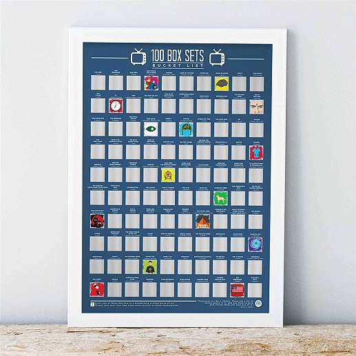 Скретч-постер "100 сериалов"- фото 1