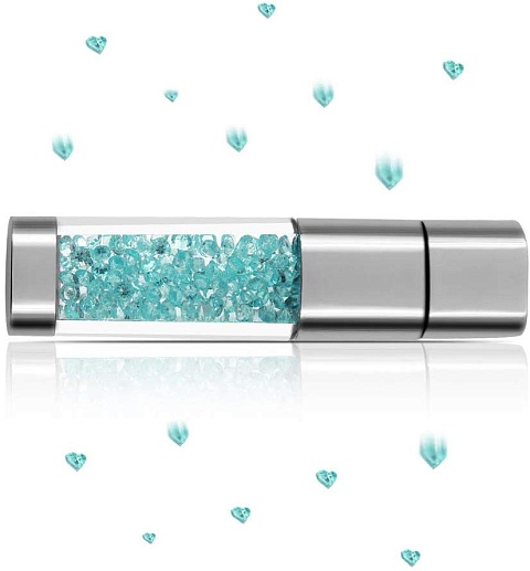 Флешка с кристаллами Swarovski- фото 1