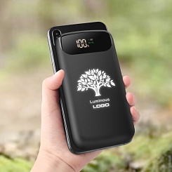 Беспроводная зарядка с подсветкой логотипа Glory Soft Touch - фото 5