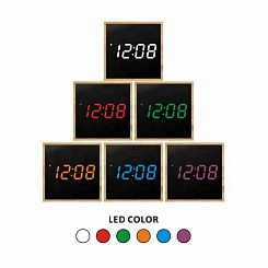 Бамбуковые светодиодные часы - будильник ET561 - изображение 5 Бамбуковые светодиодные часы - будильник ET561 - фото 5