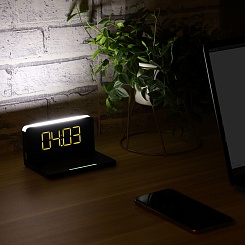 Часы с беспроводной зарядкой Desktop Clock - фото 6