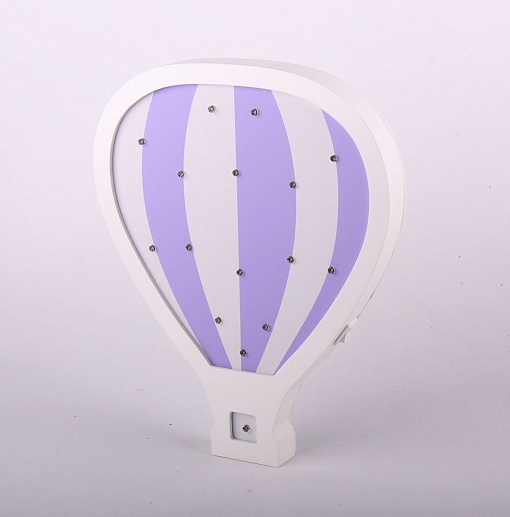 Деревянная LED лампа "Воздушный шар"- фото 1