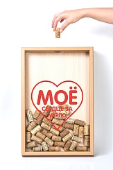 Копилка для винных пробок "Мое сердце за Мерло!" - фото 2