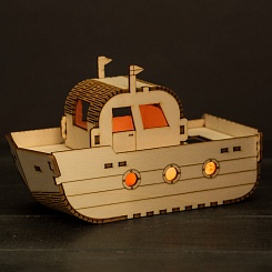 Деревянный 3D светильник-конструктор - фото 20