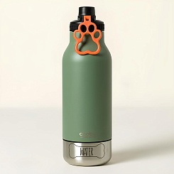 Бутылка для воды 3-в-1 с миской и отсеком для корма - фото 2